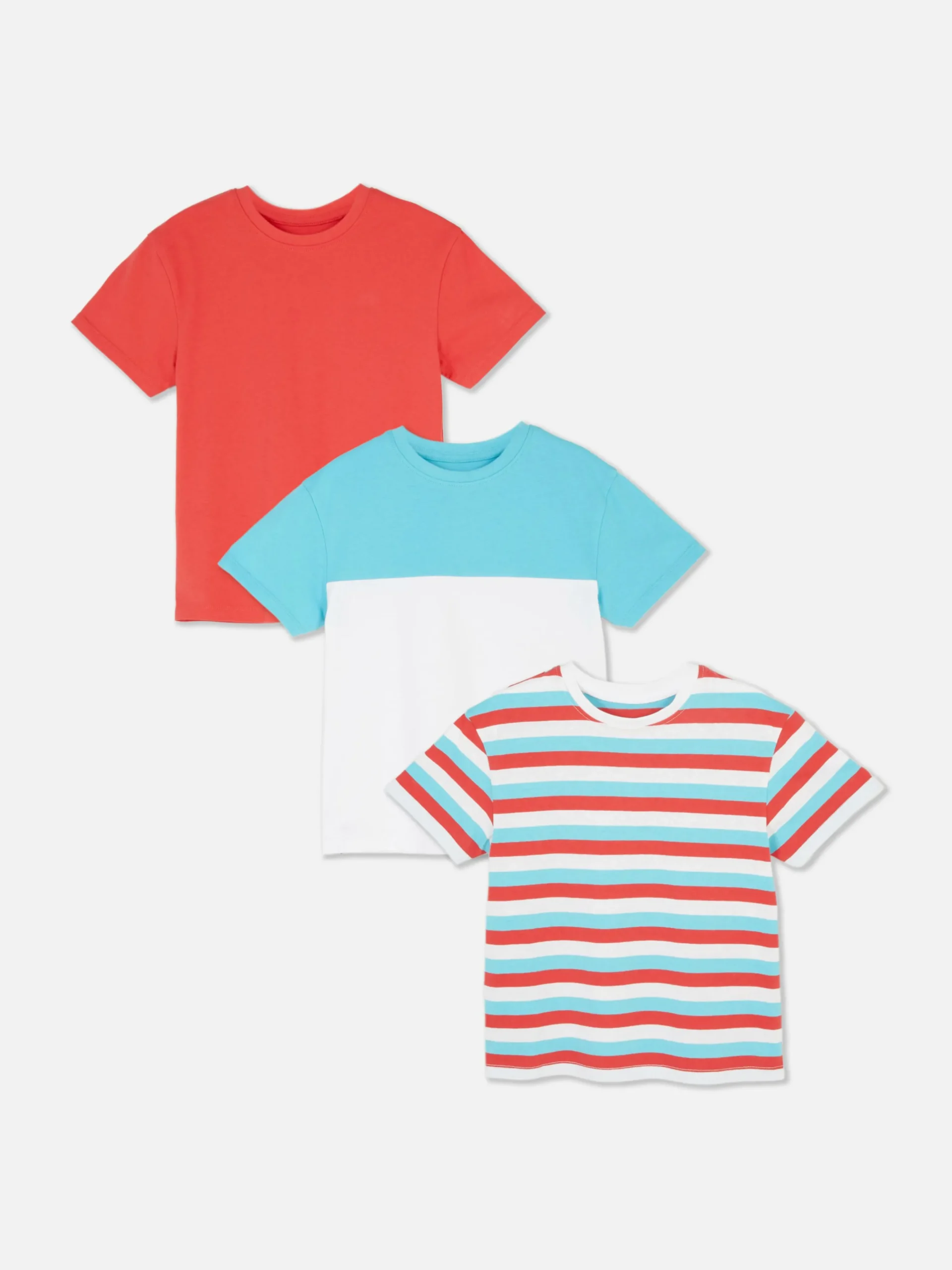 Pack 3 T-shirts Manga Curta Sortidas