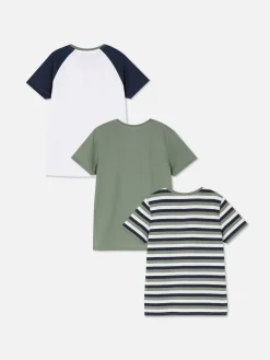Pack 3 T-shirts Manga Curta