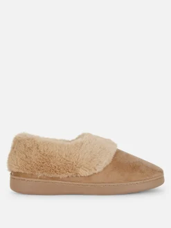 Pantufas Mocassim Forro Imitação Pelo