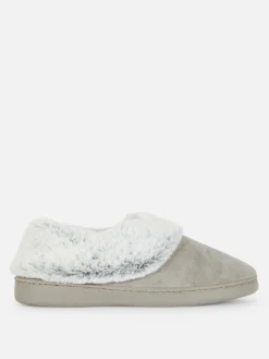 Pantufas Mocassim Forro Imitação Pelo