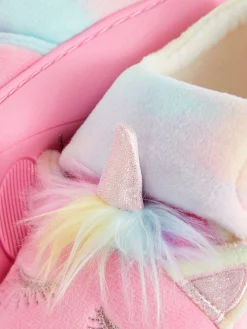 Pantufas Sola Borracha Unicórnio