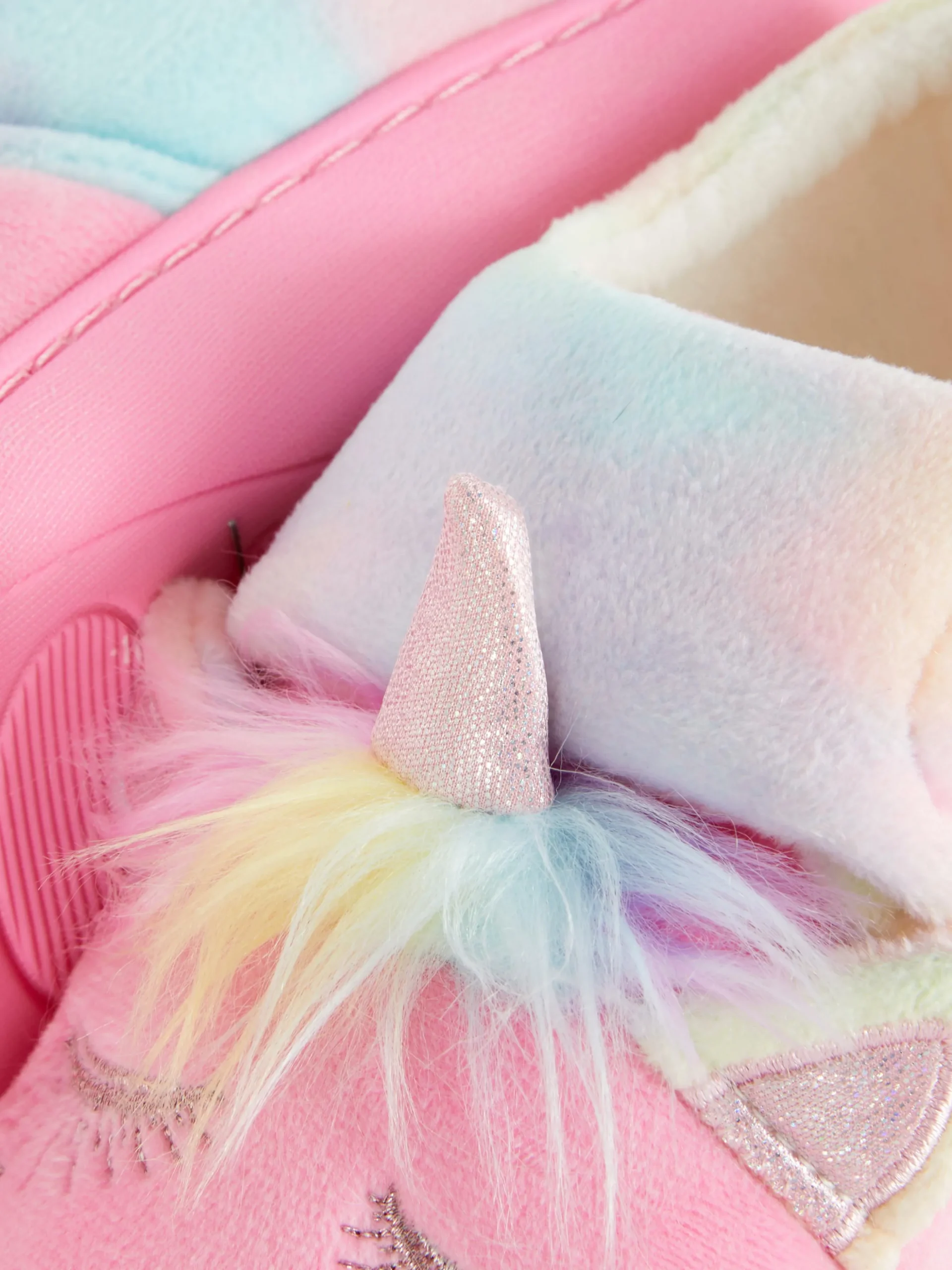 Pantufas Sola Borracha Unicórnio