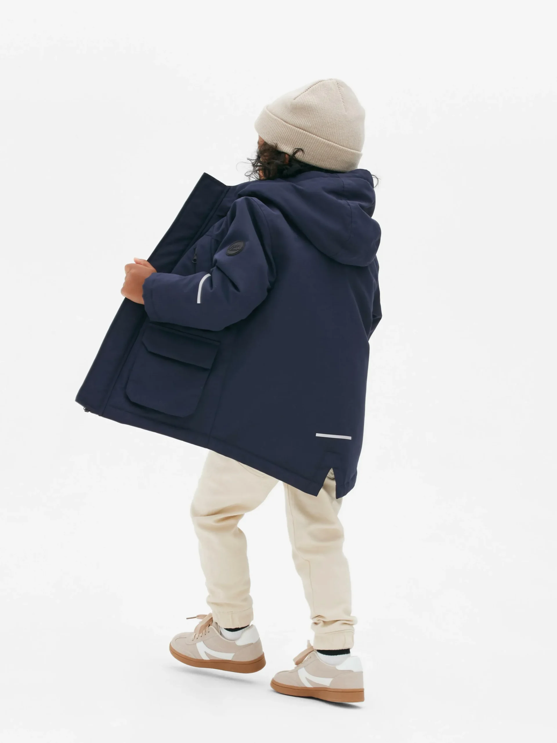 Parka Capuz Quatro Bolsos
