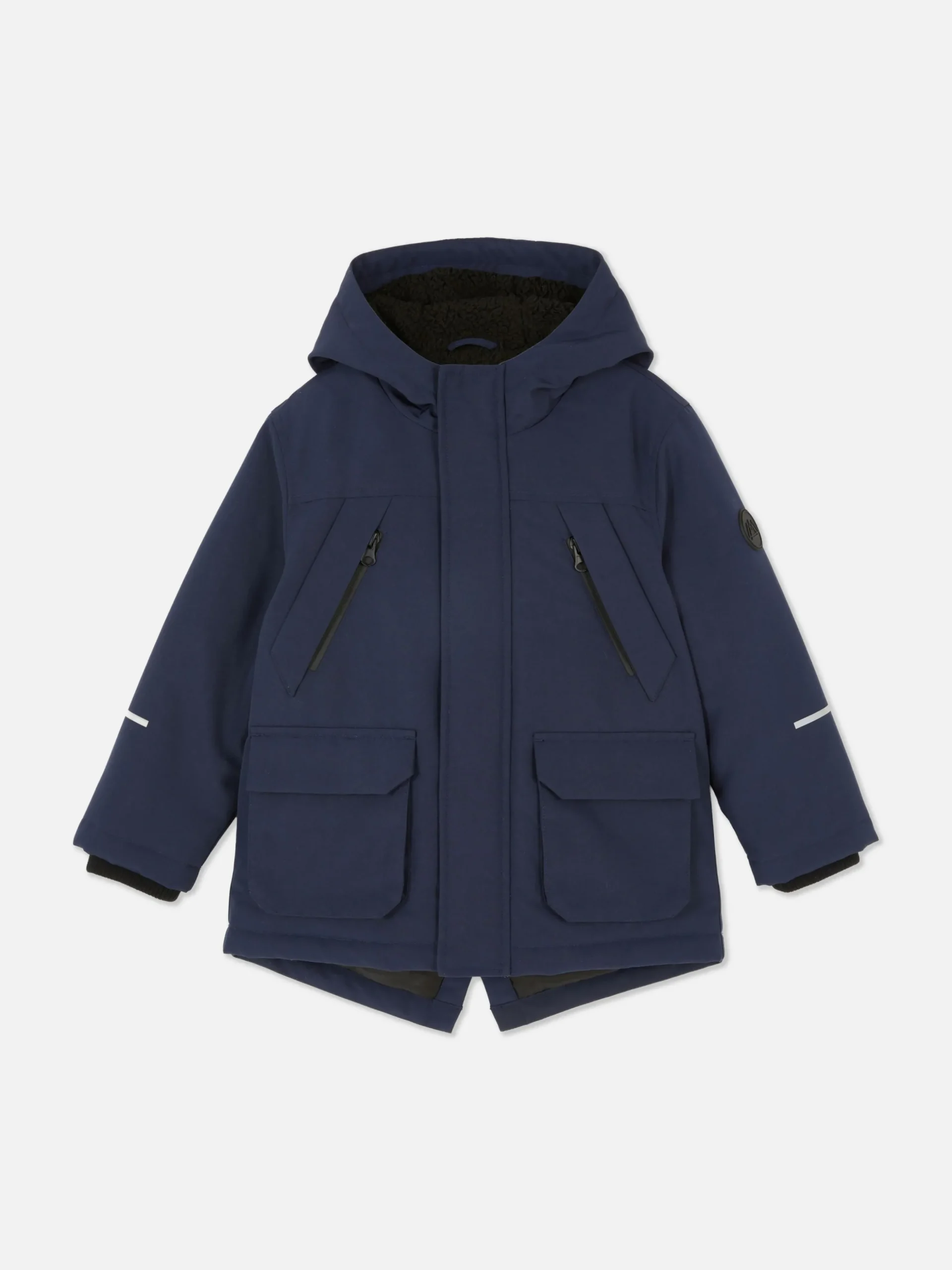Parka Capuz Quatro Bolsos