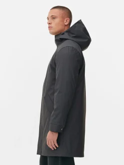 Parka Capuz Revestimento Borracha