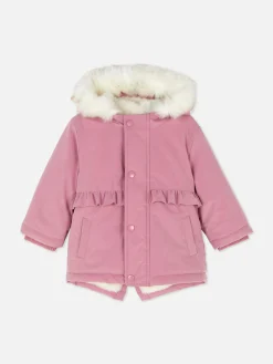 Parka Imitação Pelo