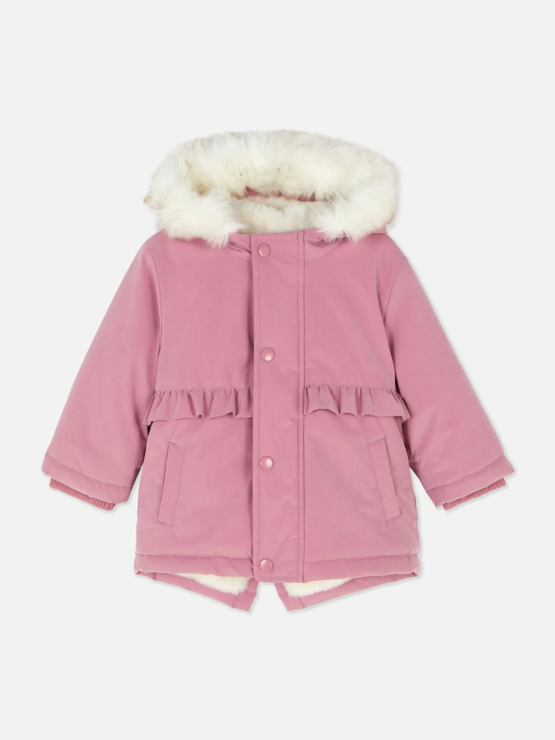 Parka Imitação Pelo