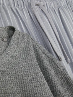 Pijama Algodão Escovado Riscas