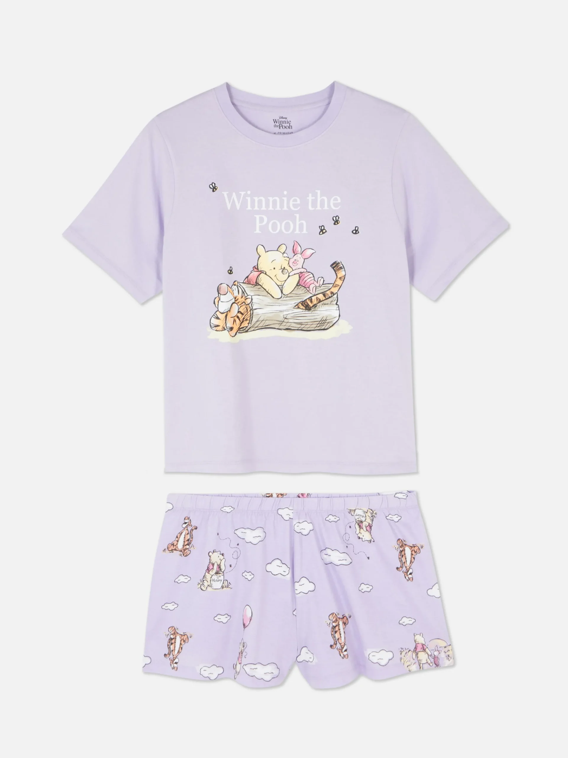 Pijama Calções Personagens Disney