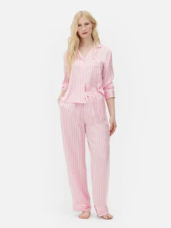 Pijama Manga Comprida Cetim