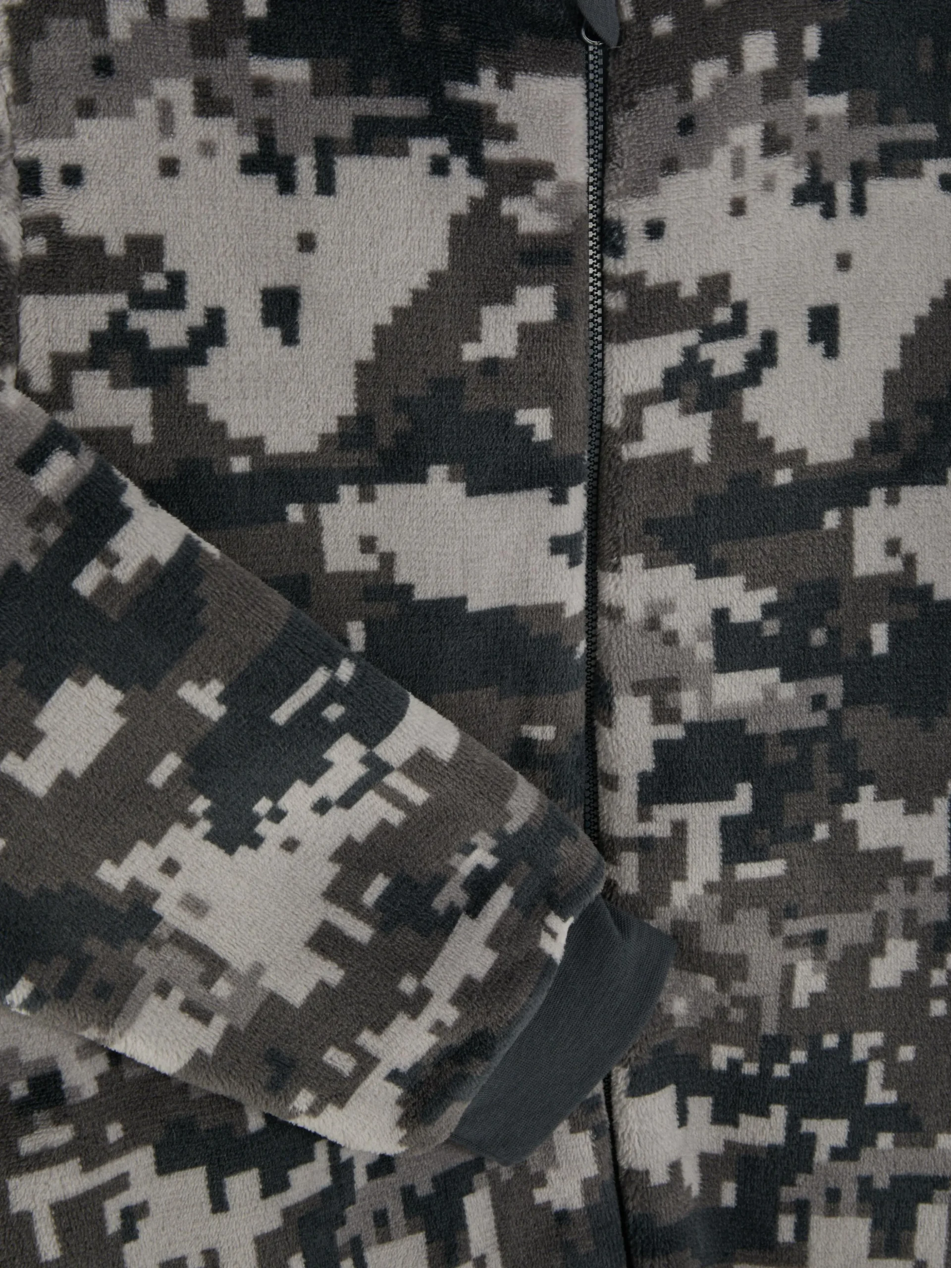 Pijama-macacão Fecho Correr Padrão Camuflado