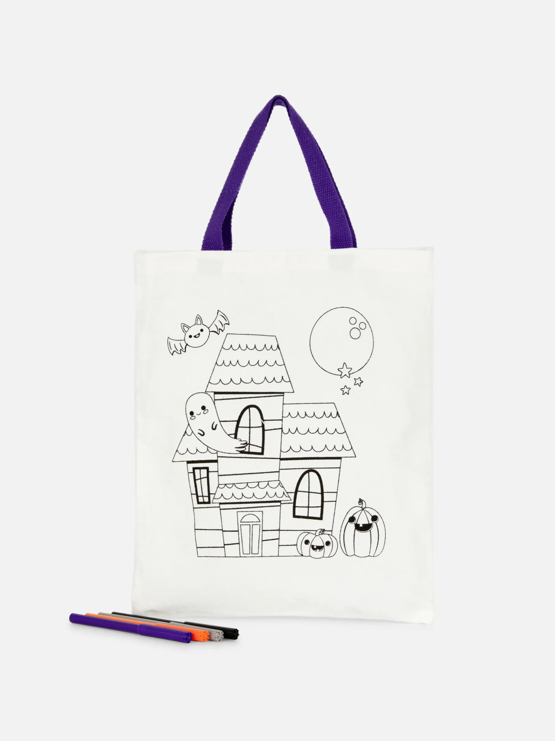 Saco Doces Colorir Halloween