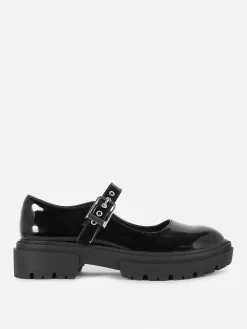 Sapatos Mary Jane Sola Grossa