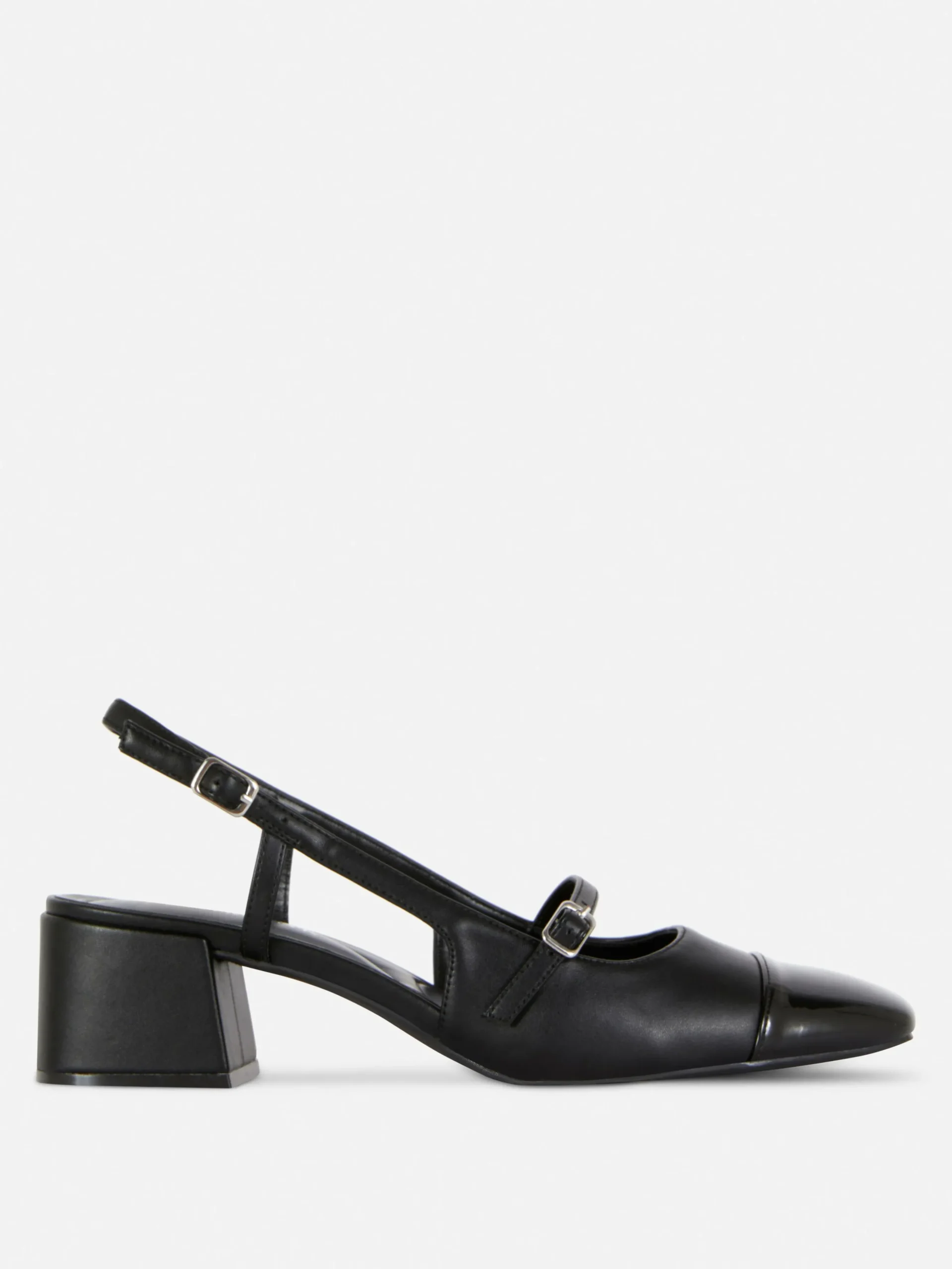 Sapatos Mary Jane Tacão Fecho Atrás