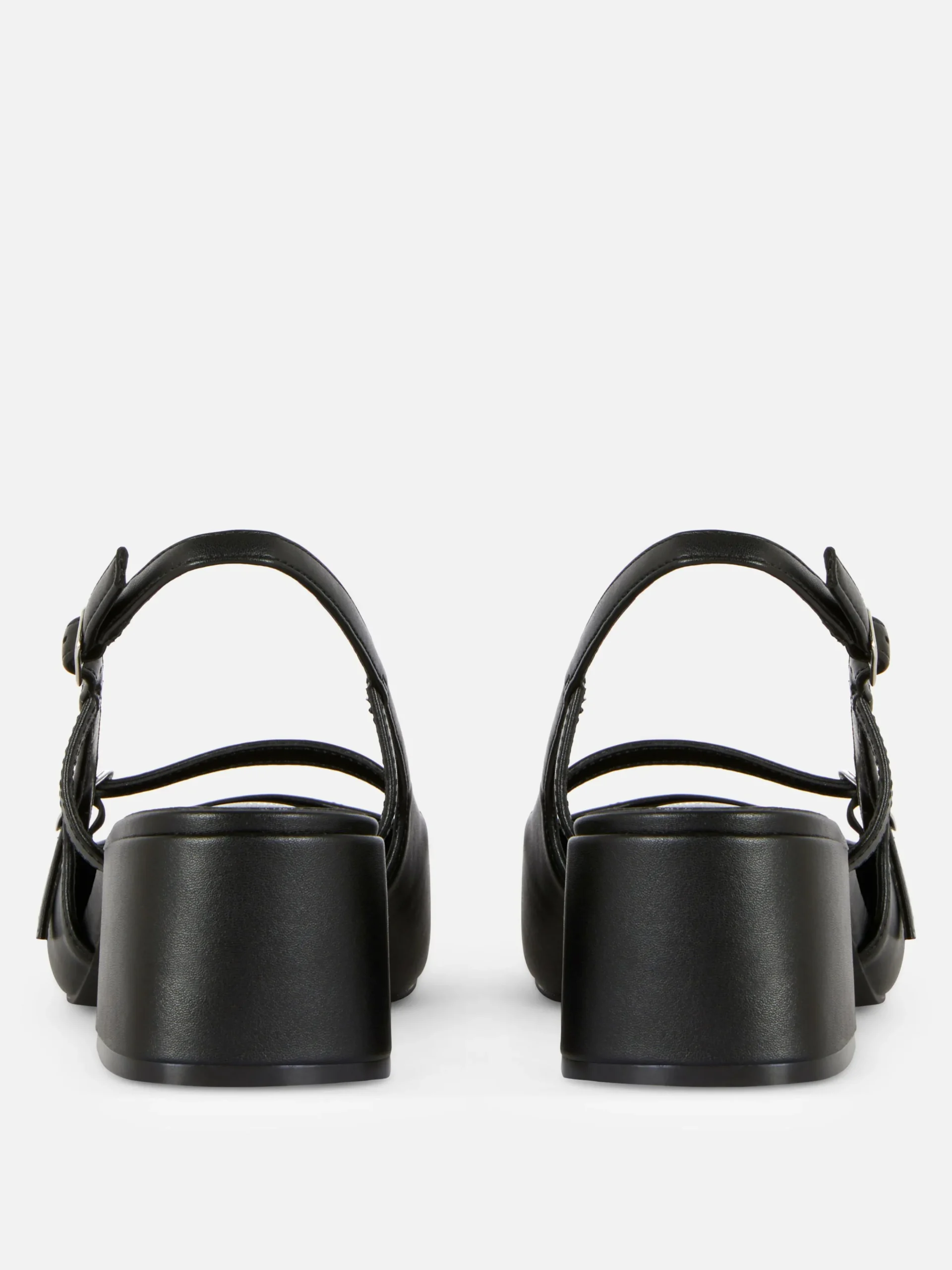 Sapatos Mary Jane Tacão Fecho Atrás