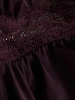 Sutiã Bralette Fluído Cetim Renda