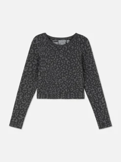Top Desportivo Estampado Leopardo