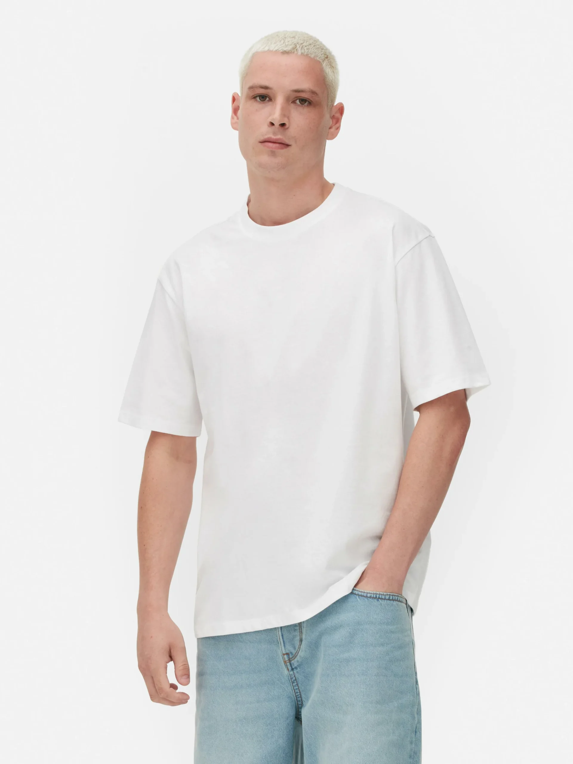 T-shirt Algodão Corte Folgado