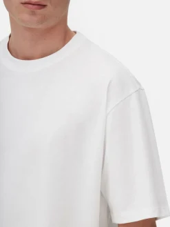 T-shirt Algodão Corte Folgado