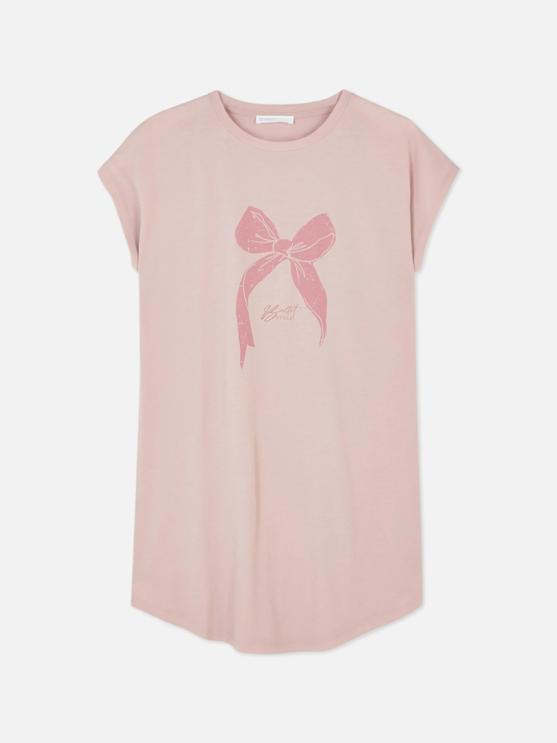 T-shirt Comprida Gola Redonda