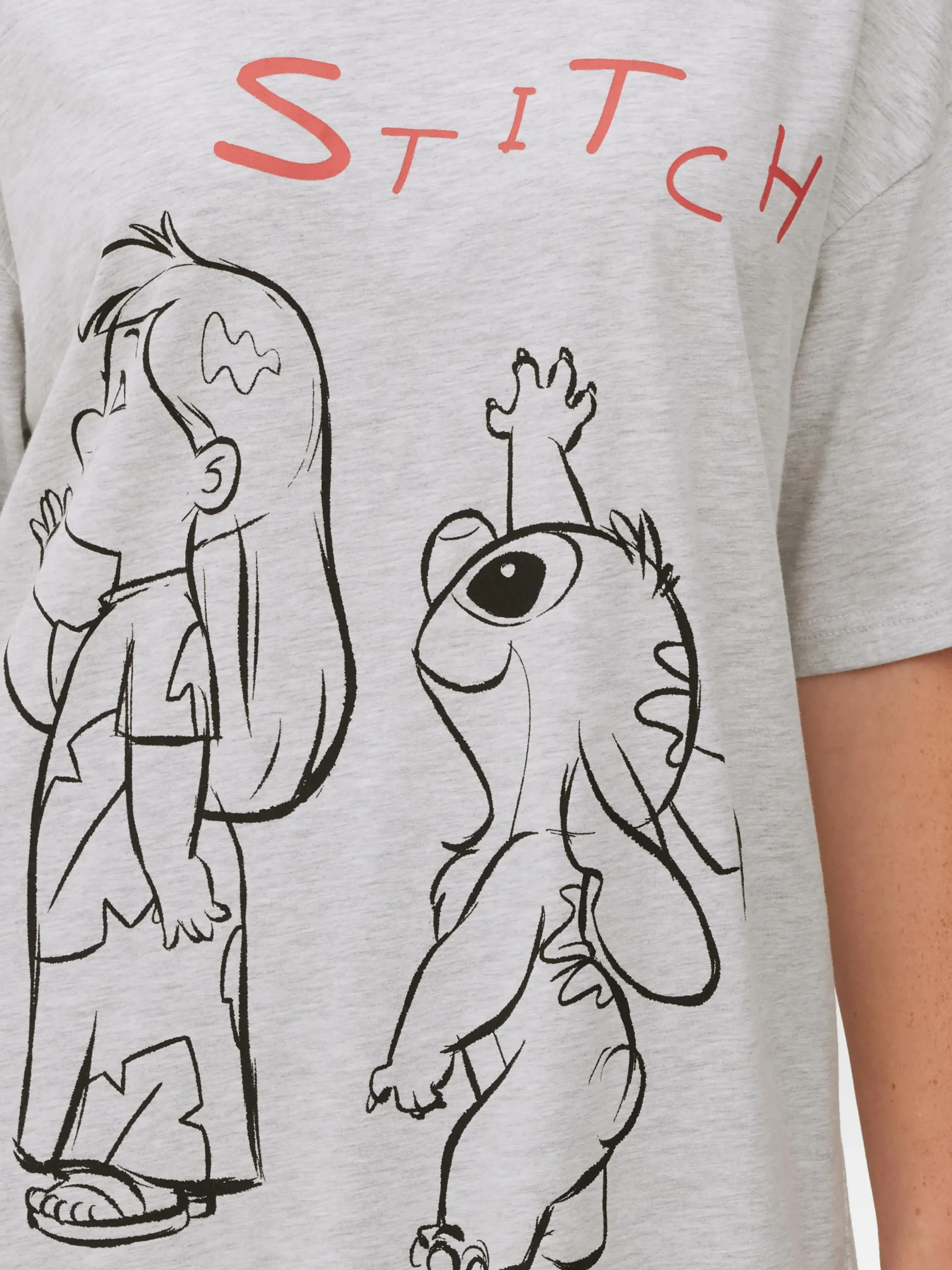 T-shirt Corte Grande Disney Stitch