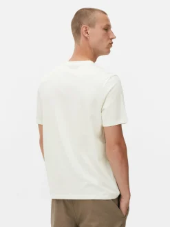 T-shirt Corte Regular Decote Redondo