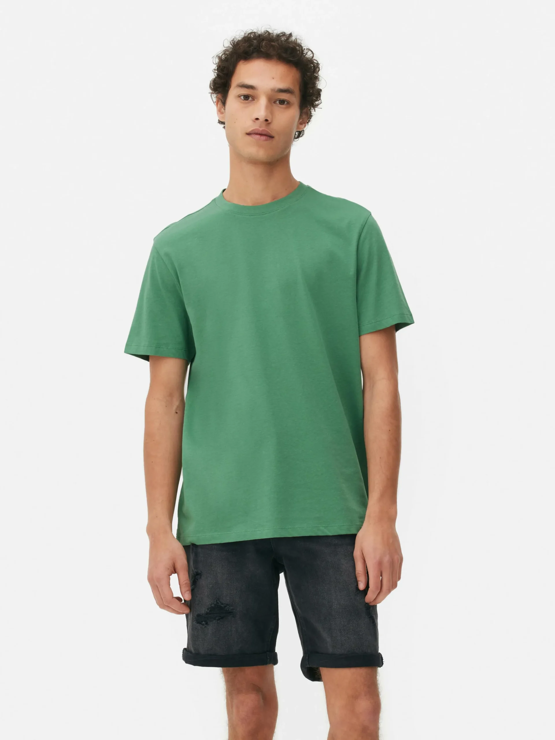 T-shirt Corte Regular Decote Redondo