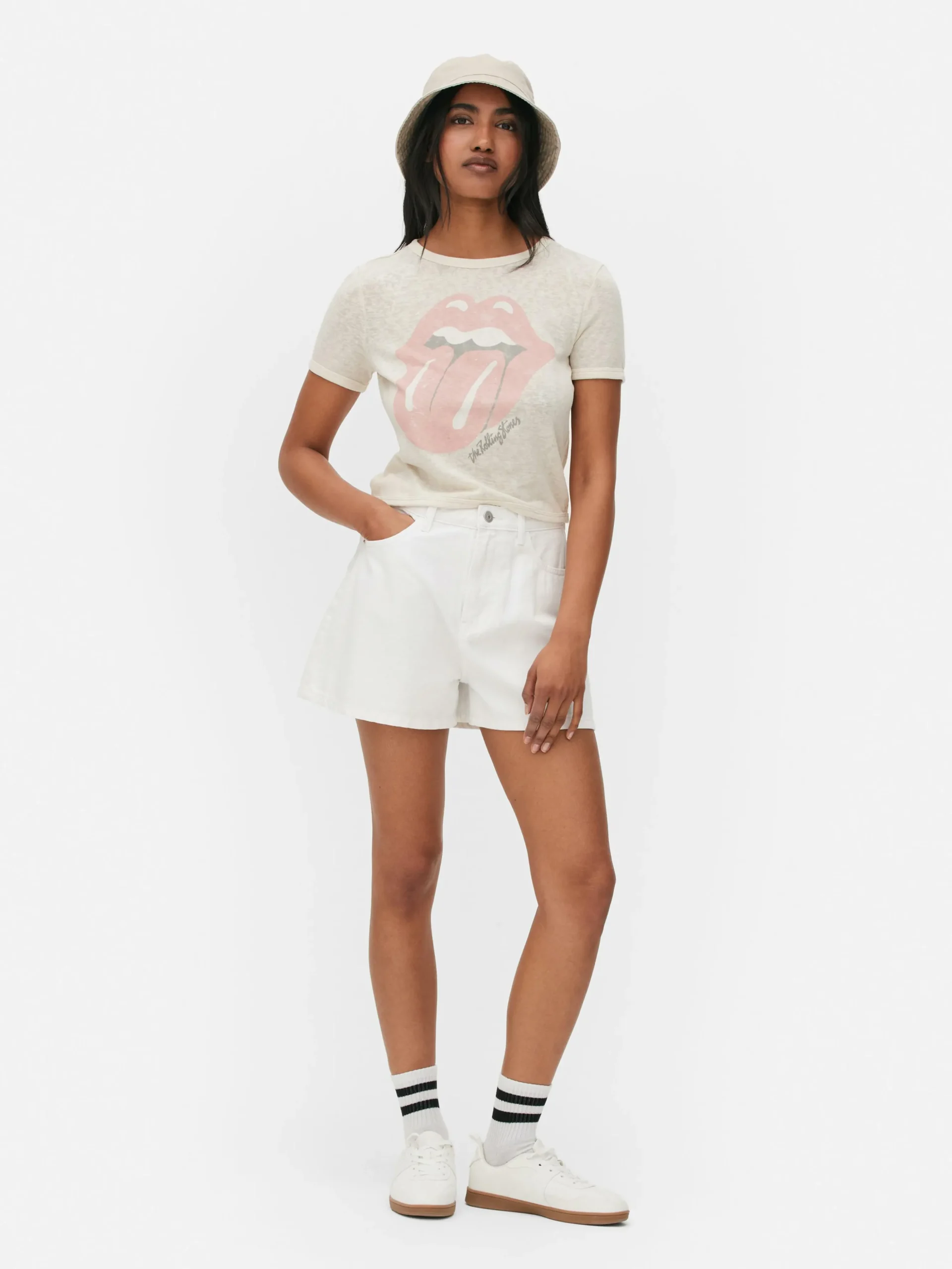 T-shirt Curta Logótipo The Rolling Stones