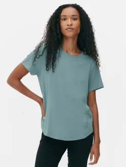 T-shirt Desportiva Gola Redonda