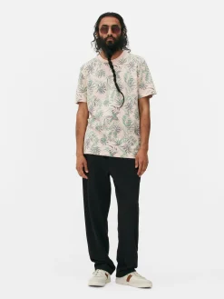 T-shirt Estampado Botânico Integral
