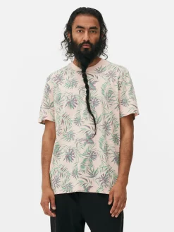 T-shirt Estampado Botânico Integral