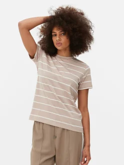 T-shirt Gola Redonda Riscas