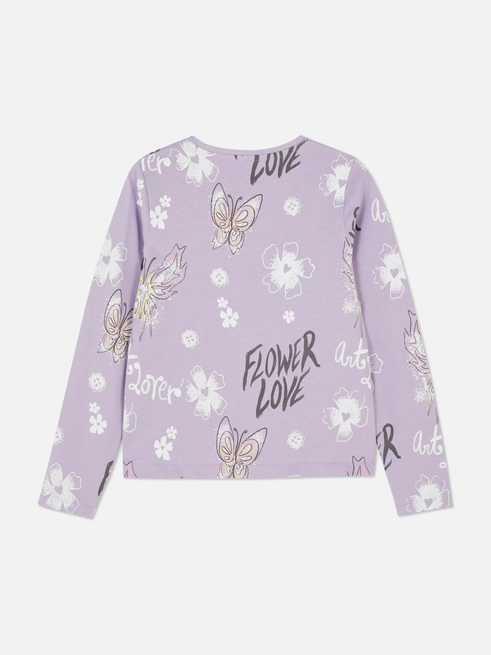 T-shirt Manga Comprida Estampado