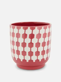 Vaso Plantas Geométrico Retro