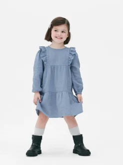 Vestido Camadas Bordado Inglês