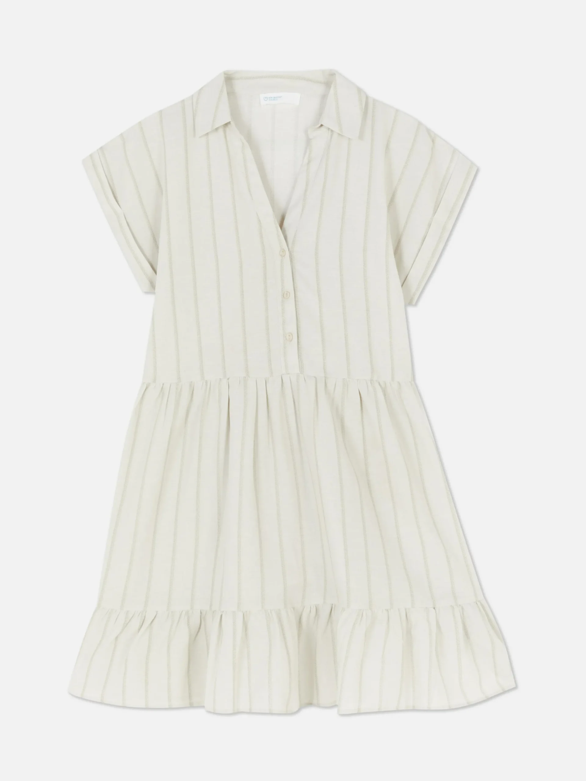Vestido Camiseiro Mini Manga Curta