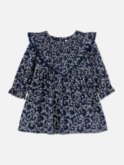 Vestido Folho Padrão Floral
