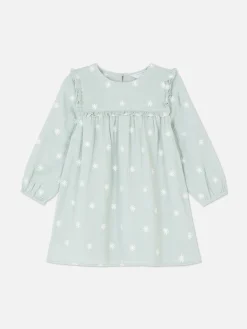 Vestido Franzido Manga Comprida