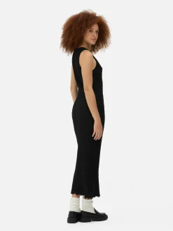 Vestido Midi Desportivo Texturado
