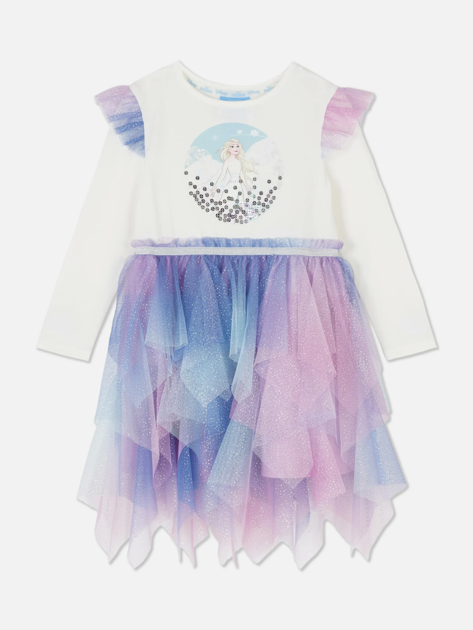 Vestido Saia Tule Disney Frozen